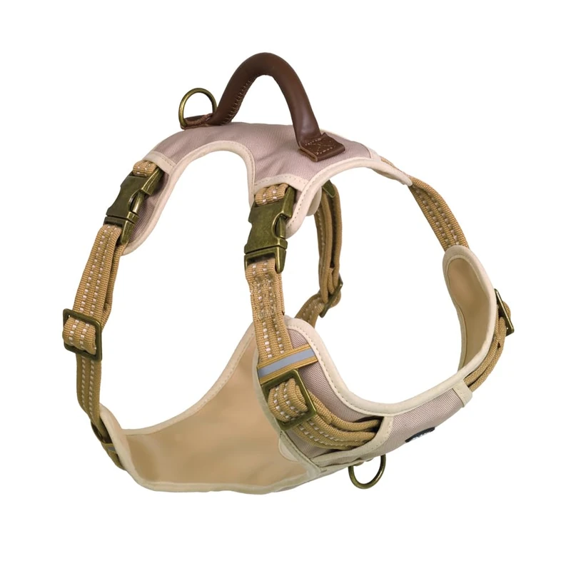 Nobby Sporty 52055-36 Harness, Beige, M: Neck: 35-55 cm, Chest: 52-75 cm, W: 20 mm