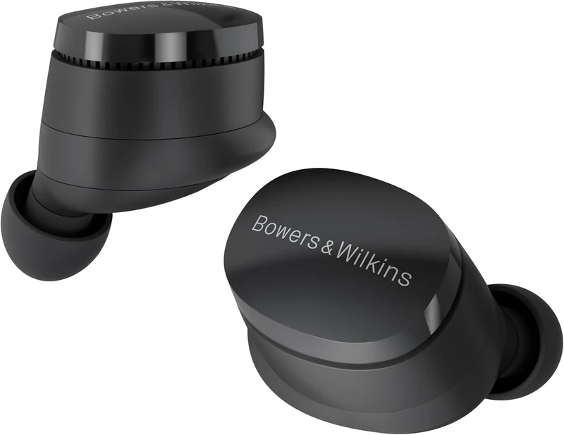 Bowers & Wilkins Pi6 True Wireless Noise Cancelling Earbuds with Bluetooth aptX, 24-bit Wireless Connection, and 6 Built-in Microphones – Storm Grey