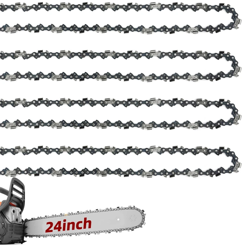 4 Pack 24 Inch Chainsaw Chains