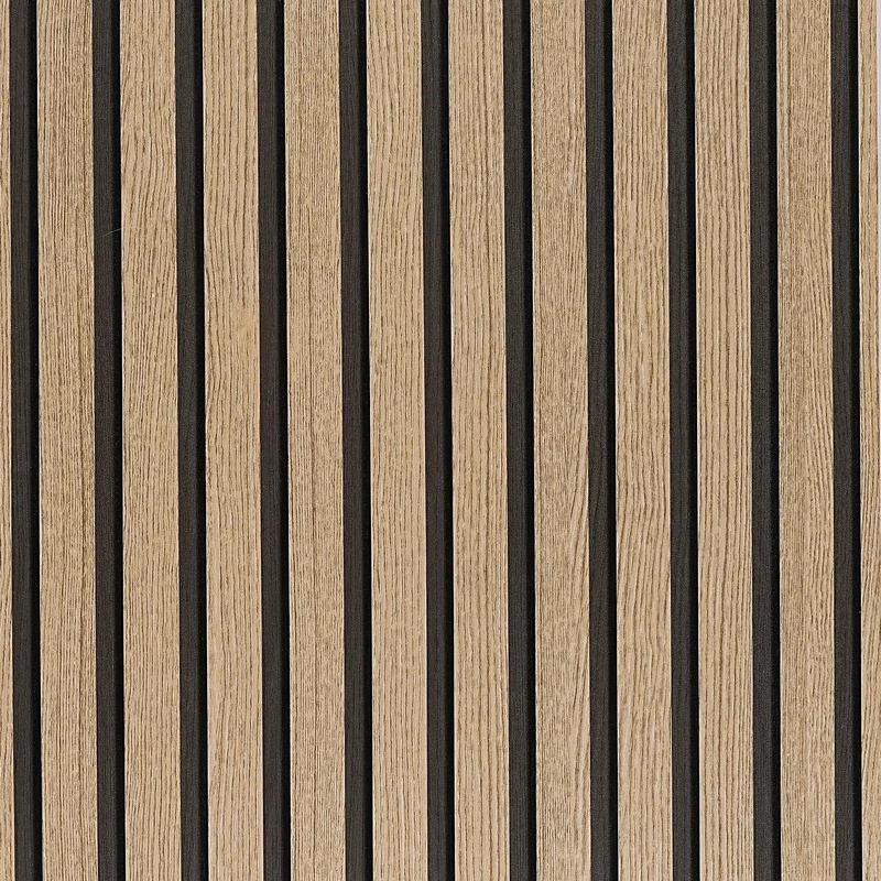LOVADA Wood Slat Wallpaper - 23.6'' x 120'' Self-Adhesive Contact Paper for Walls, Dark Brown, Rustic Style, 30.5 sq m Coverage