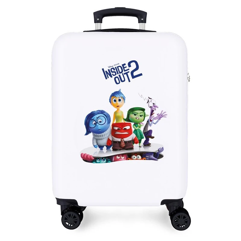 Disney Inside Out 2 Cabin Suitcase, One Size, White, One Size, Cabin Suitcase