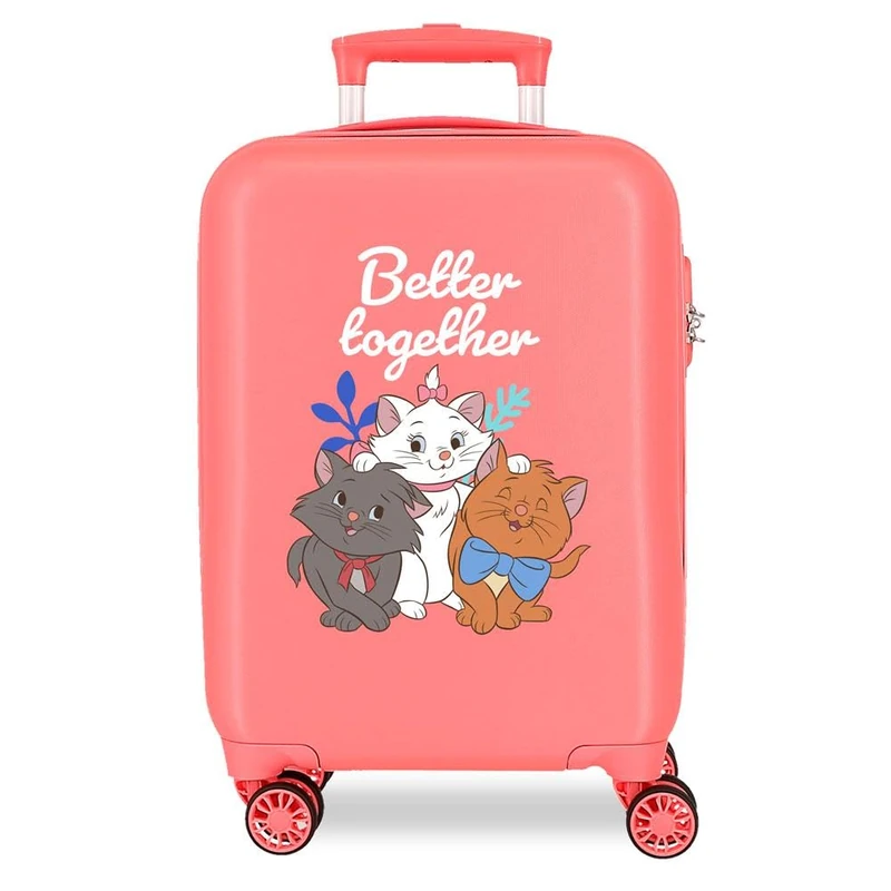 Disney Joumma Aristocatos Better Together Children's Suitcase Pink 45 x 31 x 20 cm Rigid 1.8 kg ABS 1.8 kg 27.9 L Hand Luggage, Pink, One Size, Cabin Suitcase