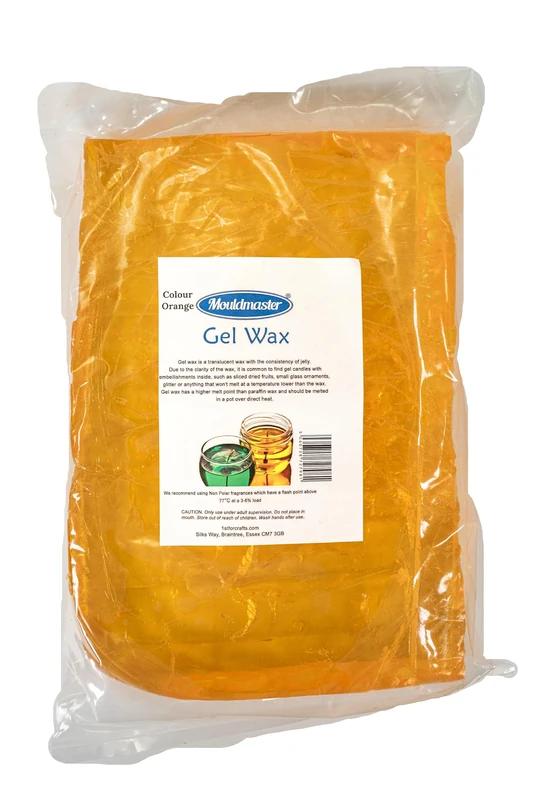 Mouldmaster 5 Kg Candle Making Gel Wax Orange