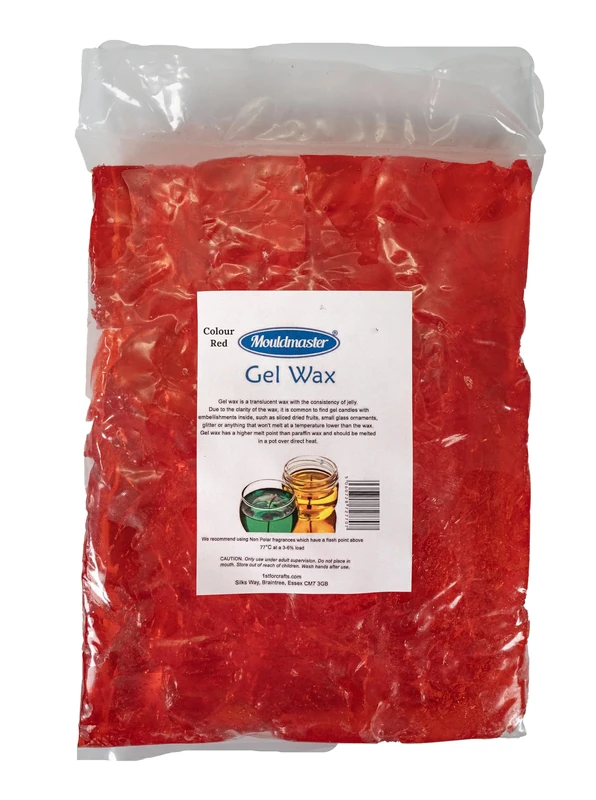 Mould Master Mouldmaster 10 Kg Candle Making Gel Wax, Red, 10kg