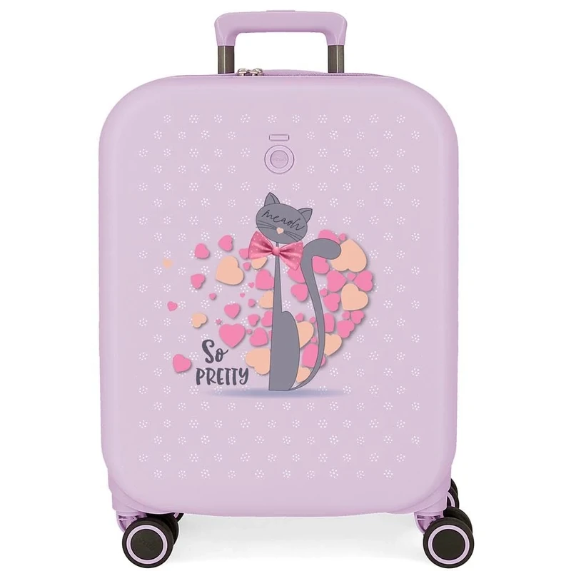 Enso So Pretty Cabin Suitcase Purple 40 x 55 x 20 cm Rigid 2.7 kg TSA Lock ABS 2.7 kg 37 L Hand Luggage, Berry, One Size, Cabin Suitcase