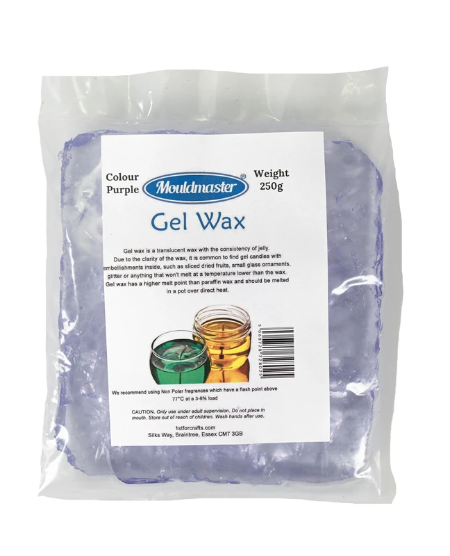 Mouldmaster 250 g Candle Making Gel Wax Purple