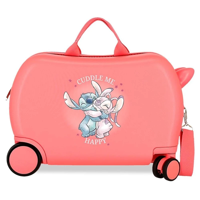 Disney Joumma Movom Enchanted Forest Cabin Suitcase Green 38 x 55 x 20 cm Rigid 2 kg Combination Lock Side ABS 2 kg 34 L Hand Luggage, Pink, One Size, Children's Suitcase