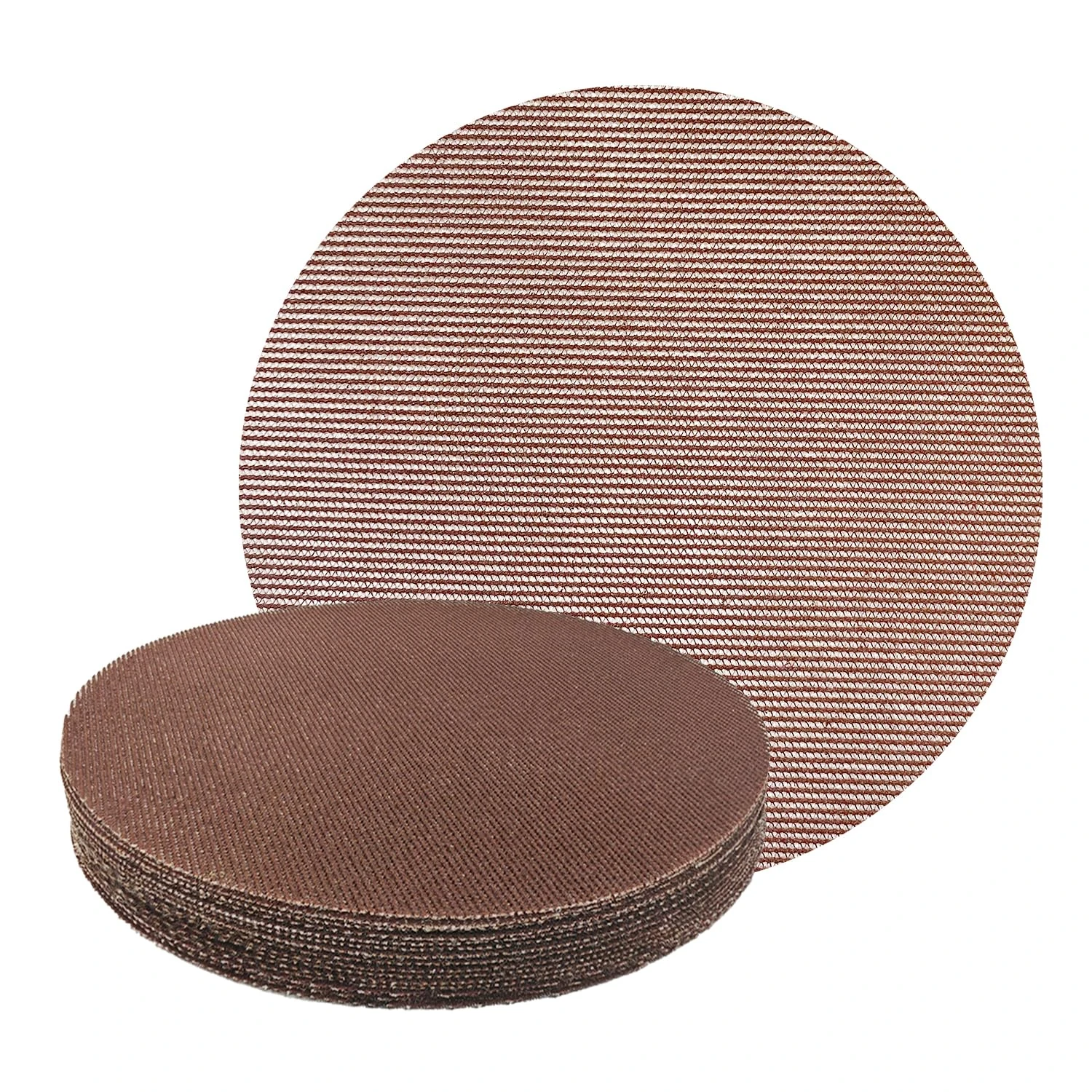 GZKTY 20 Piece Mesh Round Sanding Discs, 225mm Diameter, Hook & Loop, Grits 120, Suitable for Drywall Sander Long Neck Sander Sanding Giraffe