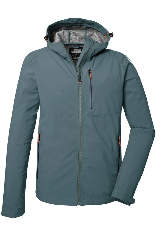 Killtec KOS 259 MN SFTSHLL 41367-000 Men's Softshell Outdoor Jacket with Hood North Atlantic XXL