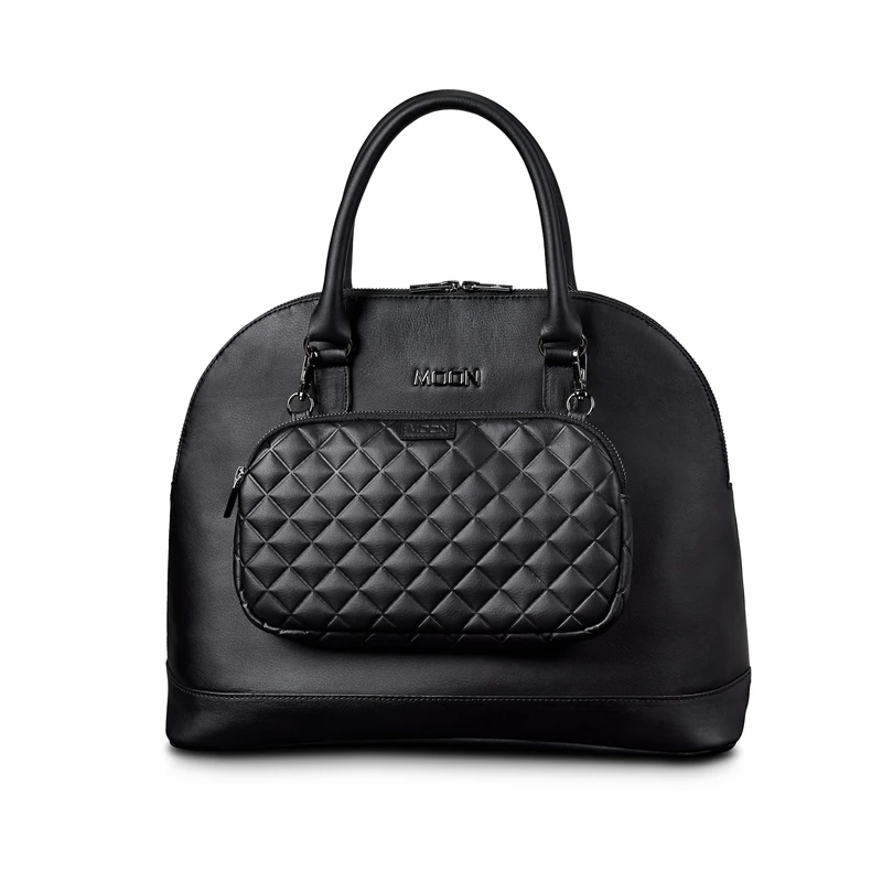 MOON Fashion Bag Clutch + Shopper, Black - Image 1