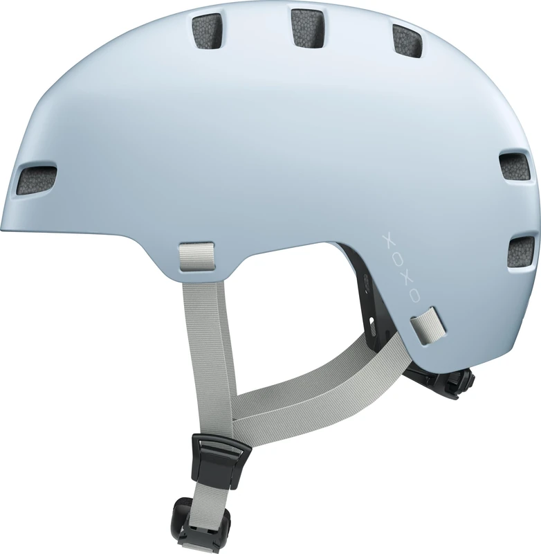 ABUS XOXO Bike Helmet - city Helmet in Skater look - Helmet for Skateboard, Bike, scooter - with Optimised chin pad - for Teenagers and Adults