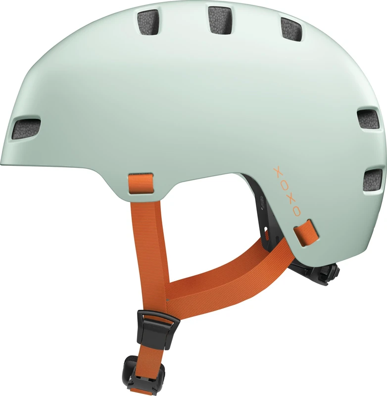 ABUS XOXO Bike Helmet - city Helmet in Skater look - Helmet for Skateboard, Bike, scooter - with Optimised chin pad - for Teenagers and Adults