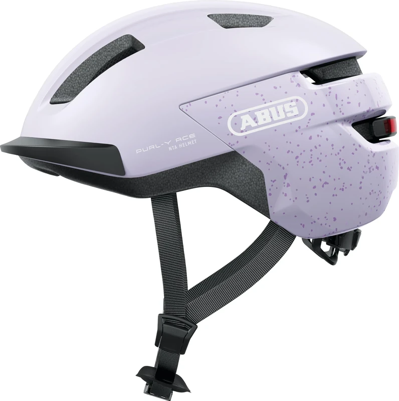 ABUS PURL-Y ACE Bike Helmet with LED Light - Suitable for E-Bike and S-Pedelec Rides