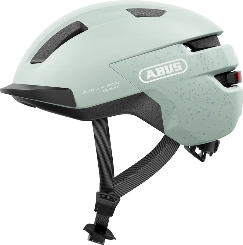 ABUS PURL-Y ACE Bike Helmet with LED Light - Suitable for E-Bike and S-Pedelec Rides