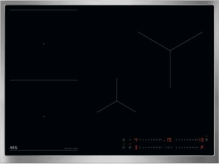 AEG Self-sufficient Induction Hob 70 cm - Made in Germany - 4 Flex Zones with Bridge (Combination of 2 Zones) - Power Function - SuperFlat Frame - Timer - Touch - Compatible with Automatic Hood