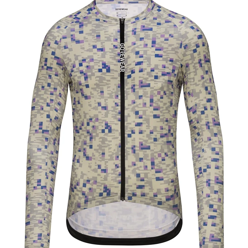 GOREWEAR Spinshift Long Sleeve Jersey Mens, Tech Beige/Scrub Purple, L