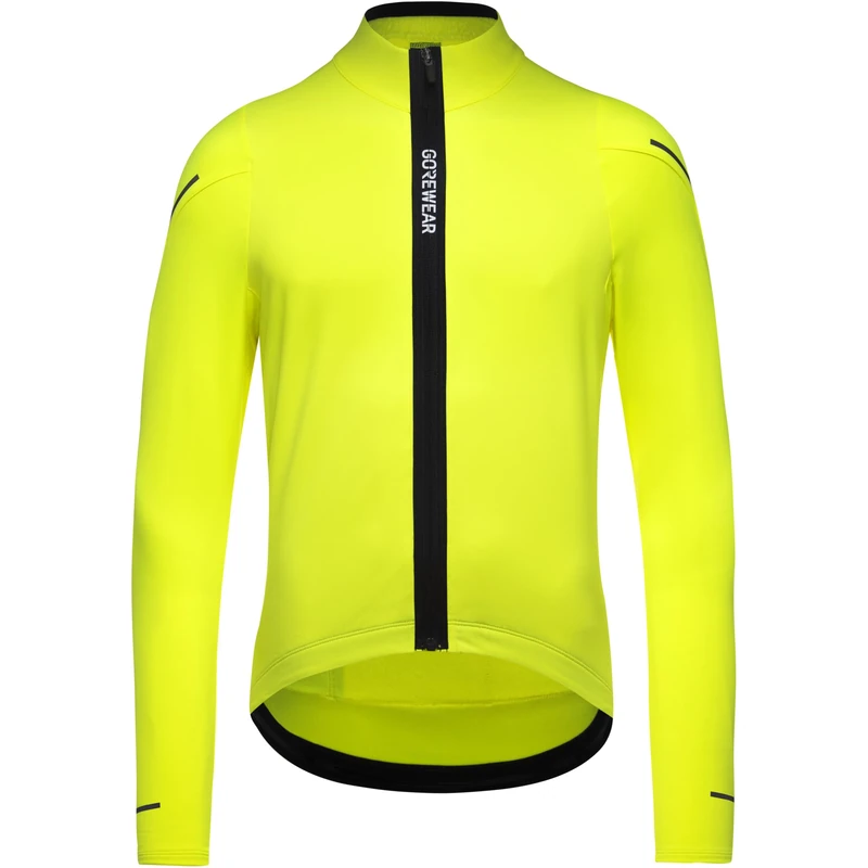 GORE WEAR Mens Spinshift Thermo Langarm Shirt, Neon Yellow, L EU