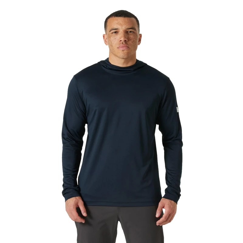 Helly Hansen Mens Hh Tech Hoodie, Navy, M