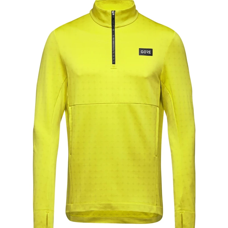 GOREWEAR Everyday Thermo 1/4-Zip Mens, Neon Yellow, XL