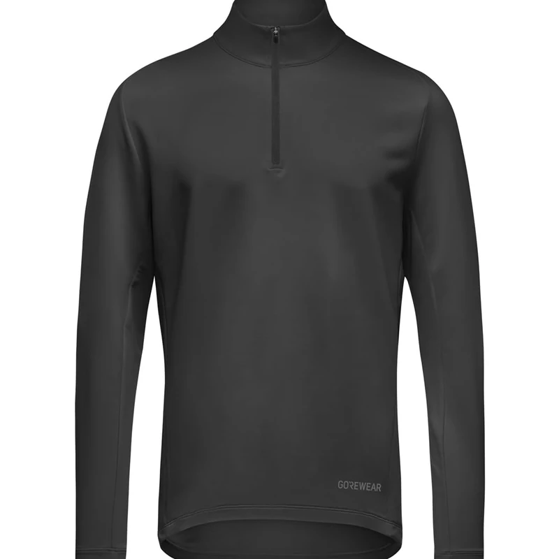 GORE WEAR Everyday Mid 1/4 Zip Mens, Black, XXXL