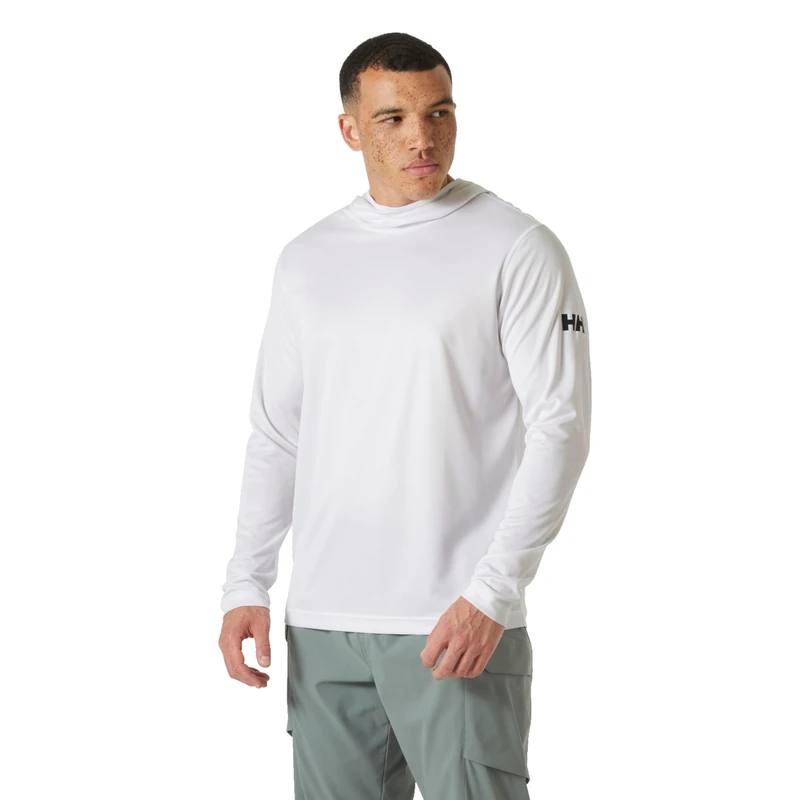 Helly Hansen Mens Hh Tech Hoodie, White, M