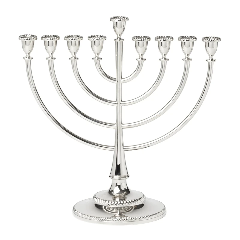 Reed And Barton 896613 Roseland Silver Menorah