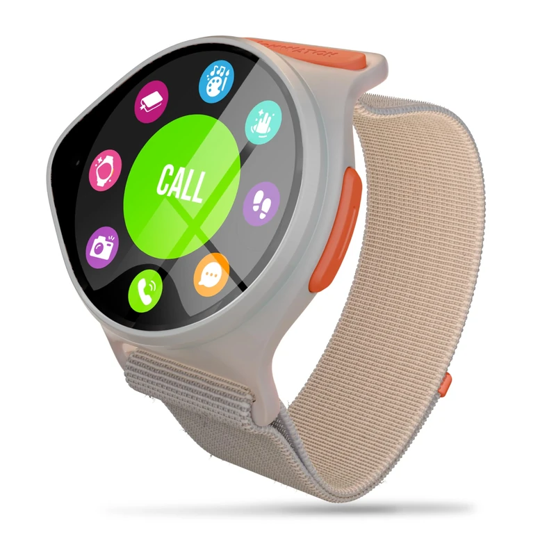 NickWatch - Kids Smartwatch with GPS tracking, Calls, Chat & Tracking | Includes a dedicated app with Parental Controls & SOS mode, Motion Games, Step Counter | First Month Data Plan Free