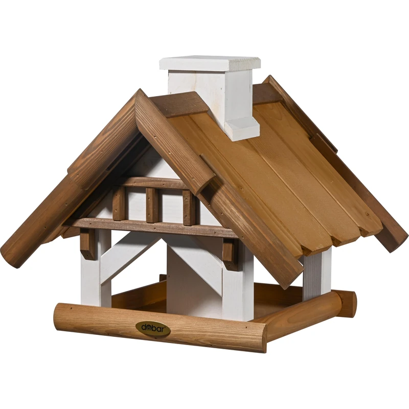 dobar Golden October Large Bird House - 39x39x35 cm Feeder
