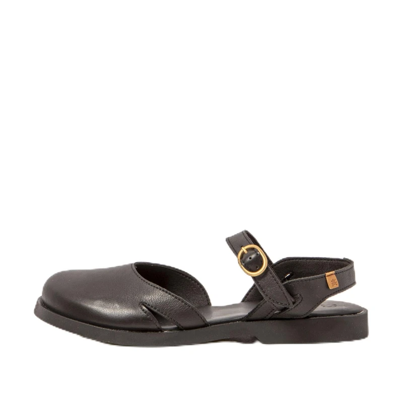 El Naturalista N5874 ARENISCA, Shoes Flat Sandal, Black,