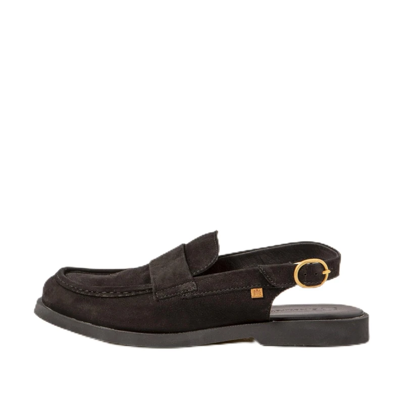 El Naturalista N5872 ARENISCA, Shoes Flat Sandal, Black,
