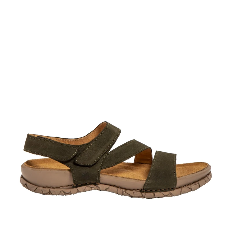 El Naturalista Unisex N5860 TABERNAS Flat Sandal, KAKI, 3 UK - Image 1