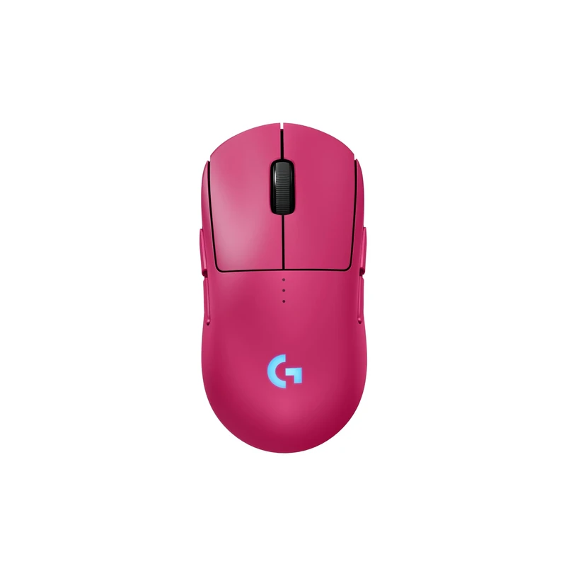 Logitech G PRO 2 LIGHTSPEED Wireless Gaming Mouse, Right- or Left-Handed Mouse with up to 4 Customisable and Switchable Magnetic Side Buttons, 44K DPI Sensor, USB-C Charging, for PC/Mac - Pink