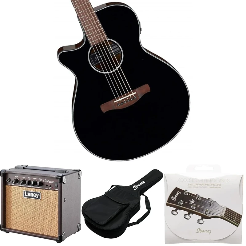 Ibanez AEG50L Left Handed Western Guitar High Gloss Black