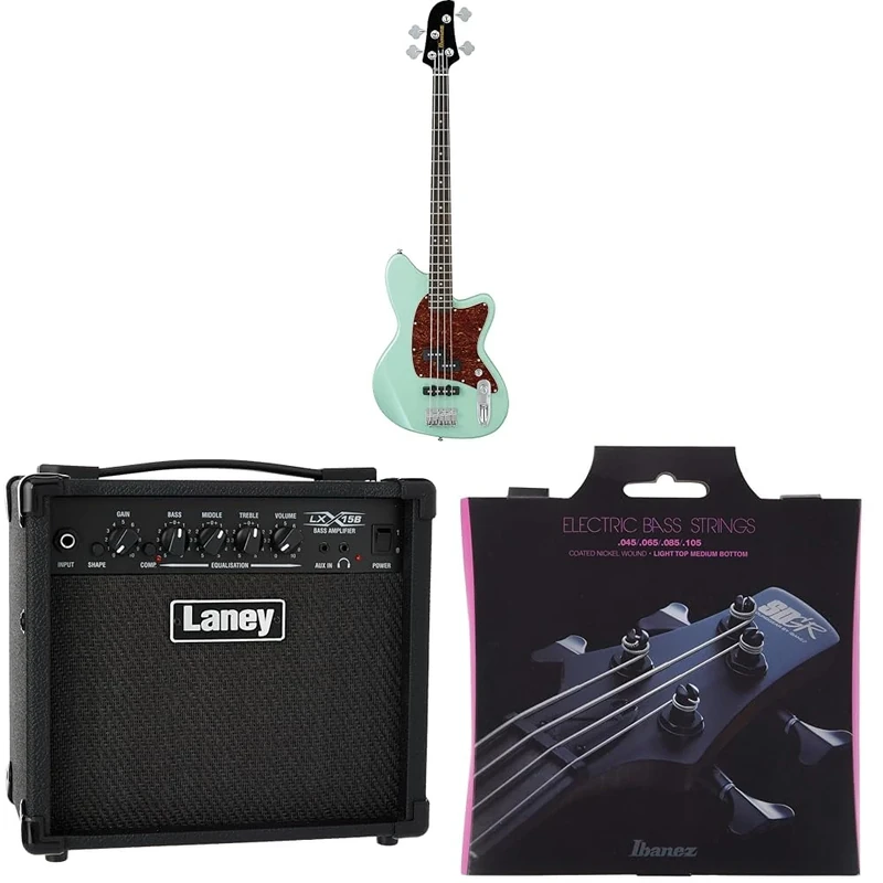 Ibanez Talman Bass TMB100-MGR Mint Green - 4-String Electric Bass