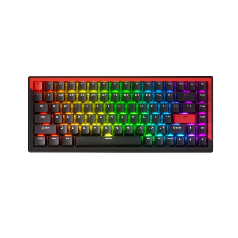 DrunkDeer G75 Rapid Trigger Keyboard, Esports Gaming Keyboard - Magnetic Switch - Last Win Mode - Adjustable Actuation, 75% Design, Black