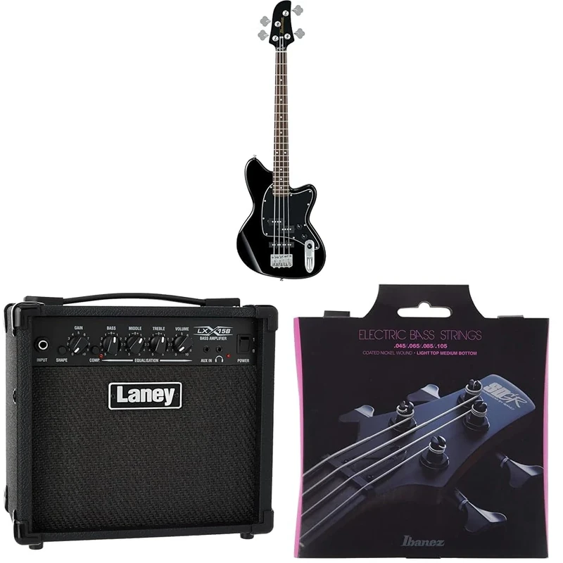 Ibanez 2018 TMB30 Talman Bass Guitar - Black