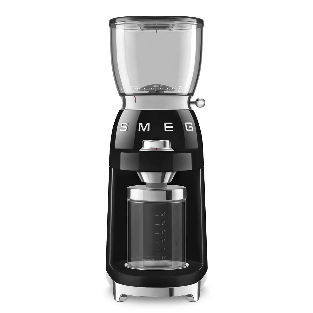 Smeg CGF11BLUK Coffee Grinder, Aluminium, 150 W