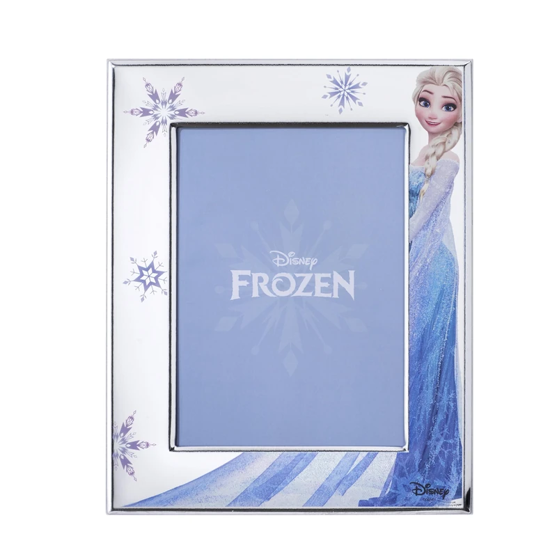 VALENTI & CO. Disney Baby - Elsa Frozen - Silver Table Photo Frame, Gift Idea for Girls - Image 1