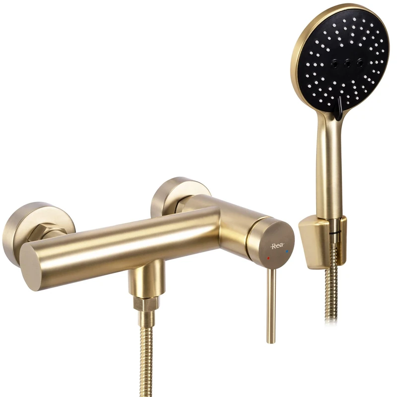 Rea Brushed Gold Shower tap Clif REA-B4243