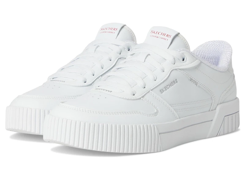 Skechers Women's Jade Put IT in Neutral Slip-On, White, 4.5