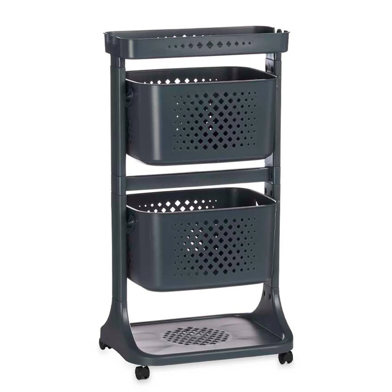 Plastic vegetable rack 2 heights antr KINVARA collection - Image 1
