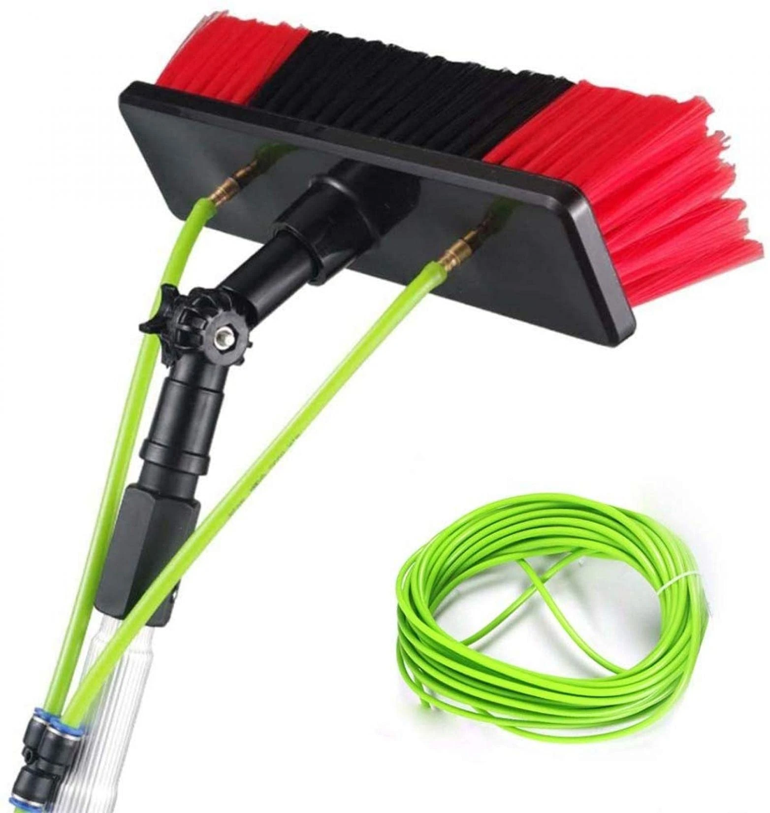 Window Cleaning Brush, Telescopic Brush, Cleaning Photovoltaic and Solar Panels, Washing Set Equipment Extension Pole Cleaning, 50cm Water Brush, 12M (50cm Water Brush 7m)