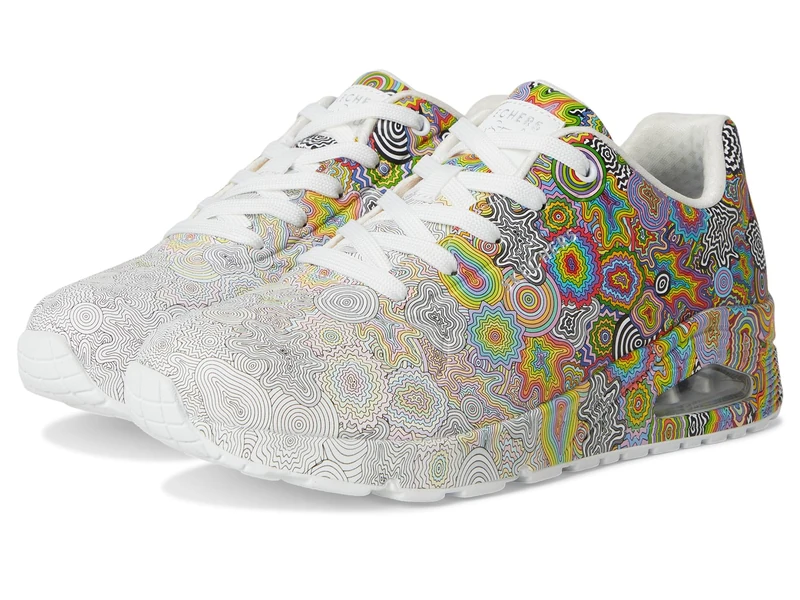 Skechers Women's Jenn Stark: Uno Sneaker, Mulitcolor, 7