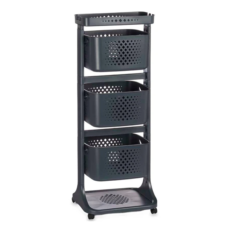 San Ignacio Plastic vegetable rack 3 heights antr KINVARA collection - Image 1