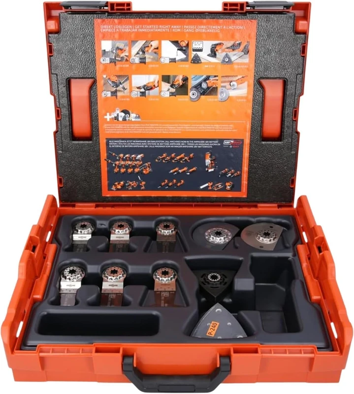Fein 33903750010 34 Piece Starlock Multi Tool Accessory Set with L-Boxx 102