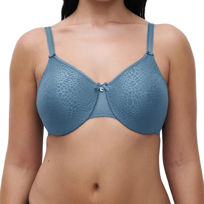 Chantelle Women's C Magnifique Seamless Unlined Minimizer, Jeans Blue, 40D - Image 1
