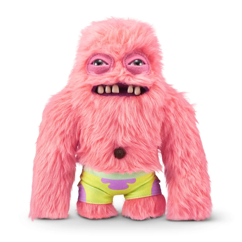 Fuggler x SpongeBob Squarepants 9-inch by ZURU, Funny Ugly Monster Plush Toy, Soft Doll Plushies for Kids and Adults (Patrick)