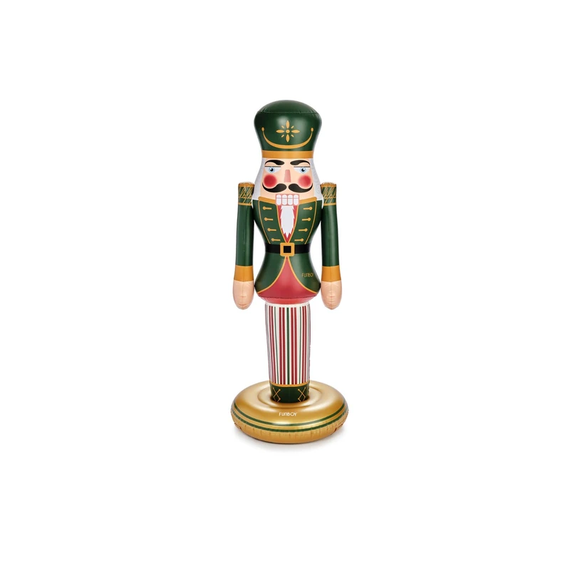 FUNBOY 3.5 FT Giant Inflatable Classic Nutcracker Christmas Decor, Indoor/Outdoor, Weatherproof, Weight Base - Image 1