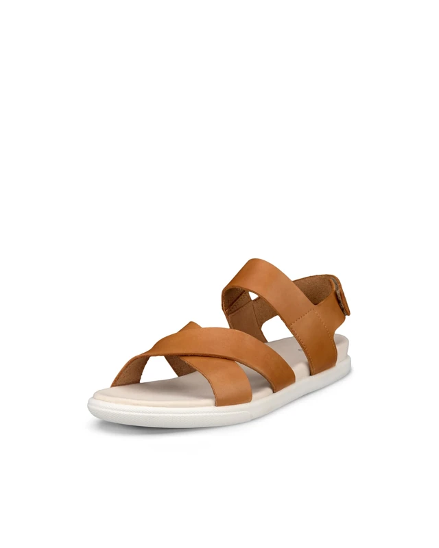 ECCO Women's Samara Flat Sandal, Lion, 4/4.5 UK - Image 1
