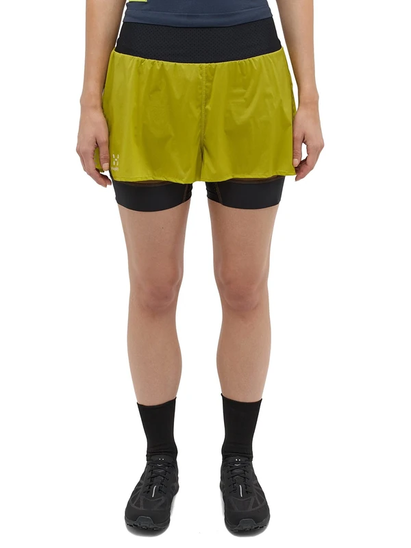 HAGLOFS 607203_5QC L.I.M Intense Trail 2IN1 Shorts Women's Aurora/Teak Brown Size M